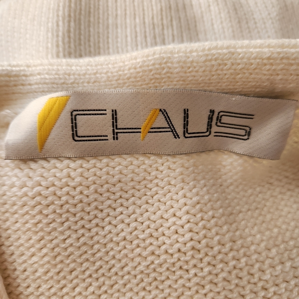 °Vintage Knit Sweater Vest • Beautiful Embroidery • by Chaus • Size Medium - Picture 7 of 8